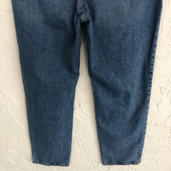 ABERCROMBIE The Dad High Rise Curve Love Crossover Button Fly Size 32/14 - Picture 12 of 12